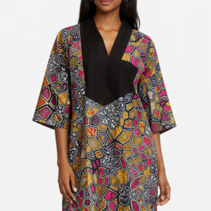 Wax Bubu Dress – Elegant African Print