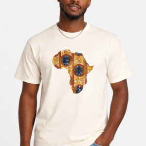 Ankara Africa Print Unisex T-Shirt – Premium Tee 300gsm