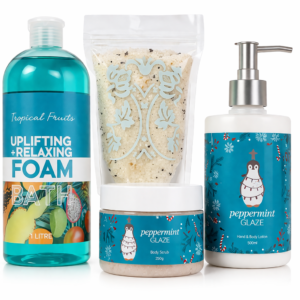 Peppermint Cooling & Uplifting Bath Gift Set