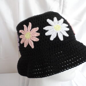 Bucket Hat with Flowers