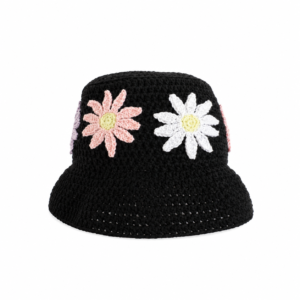 Bucket Hat with Flowers
